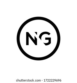 Initial Letter NG Logo Design Vector Template. Creative Abstract NG Letter Logo Design