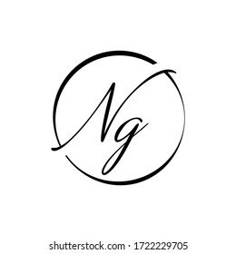 Initial Letter NG Logo Design Vector Template. Creative Abstract NG Letter Logo Design