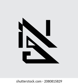 Initial letter NG logo design
