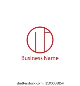Initial Letter NI Logo Template Design