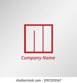 Initial Letter NL Logo Template