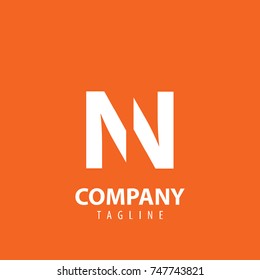 Initial Letter NN Design Logo