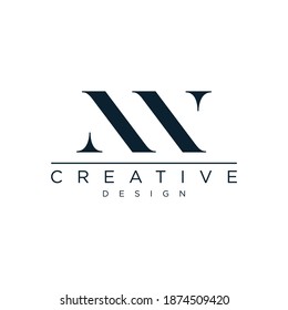 Initial Letter NN Logo Design Vector Template. Creative Abstract NN Letter Logo Design