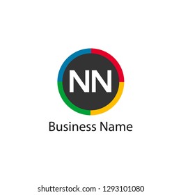 Initial Letter NN Logo Template Design