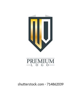 Initial Letter NO Company Design Logo Template