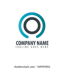 Initial Letter NO Design Logo