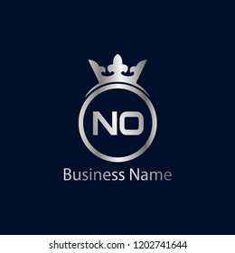 Initial Letter NO Logo Template Design