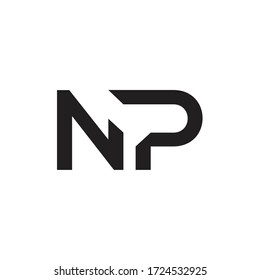 Initial Letter NP Logo Design Vector Template. Creative Abstract NP Letter Logo Design