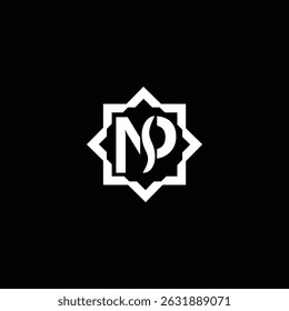 Initial letter  np,n, nsp,s elegant and luxury , minimal monogram logo design vector template.