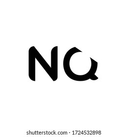 Initial Letter NQ Logo Design Vector Template. Creative Abstract NQ Letter Logo Design