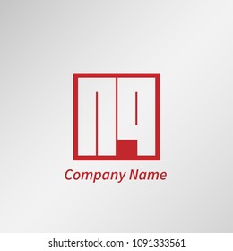 Initial Letter NQ Logo Template