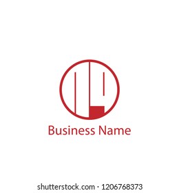 Initial Letter NQ Logo Template Design