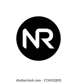 Initial Letter Nr Logo Design Vector Stock Vector (Royalty Free ...