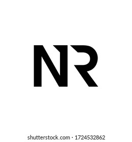 Initial Letter Nr Logo Design Vector Stock Vector (Royalty Free ...