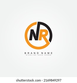 Initial Letter NR Logo - Simple Business Logo