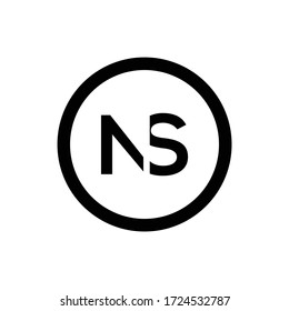 Initial Letter NS Logo Design Vector Template. Creative Abstract NS Letter Logo Design