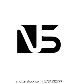 Initial Letter NS Logo Design Vector Template. Creative Abstract NS Letter Logo Design