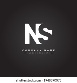 Initial Letter NS Logo - Simple Business Logo