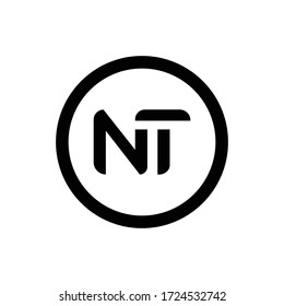Initial Letter NT Logo Design Vector Template. Creative Abstract NT Letter Logo Design