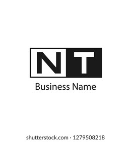 Initial letter NT logo template Design