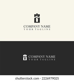 Initial letter and number logo, G and 2, G2, 2G, black negative space