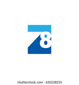 deken handig Straat Initial Letter Number Logo Z 8 Stock Vector (Royalty Free) 620236037