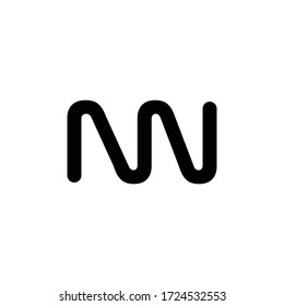 Initial Letter NW Logo Design Vector Template. Creative Abstract NW Letter Logo Design
