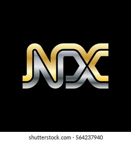 Initial Letter NX Linked Design Logo