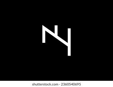 Initial letter NY logo and  creative logo design