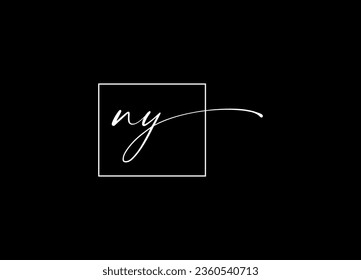 Initial letter NY logo and  creative logo design