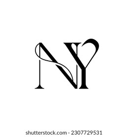 Ursprüngliches Schreiben NY Logo Design