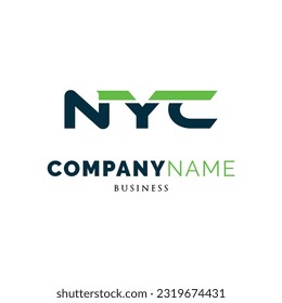 Initial Letter NYC Icon Logo Design Template