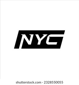 Initial Letter NYC Logo Design Creative Modern Symbol Icon