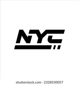 Initial Letter NYC Logo Design Creative Modern Symbol Icon