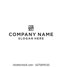 initial letter nz or zn logo design vector illustration template