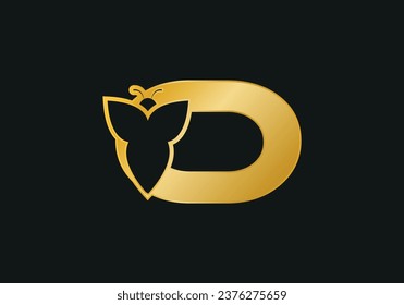 Initialbuchstabe O Schmetterlinglogo und Vektorgrafik-Design-Vorlage