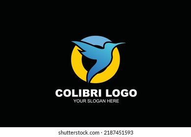 initial Letter O colibri  logo