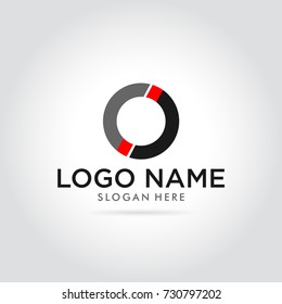Initial Letter O Design Logo modern illustration