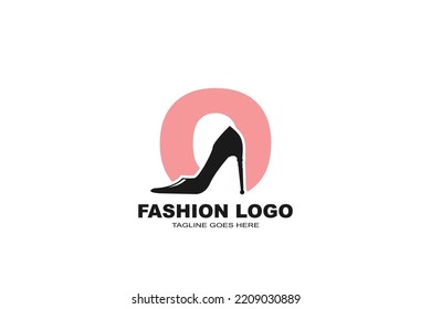 initial Letter O girls shoes logo