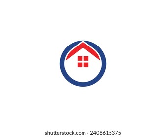 initial Letter O Home Logo Concept icon sign symbol Element Design. Mortgage, Realtor, House, Real Estate Logotype. Vector illustration template