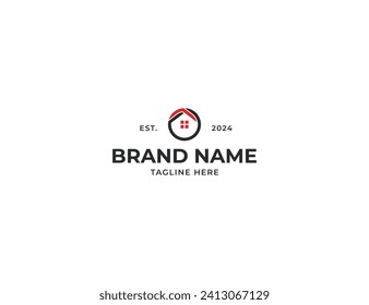 Anfangsbuchstabe O Logo Konzept Symbol Symbol Design Element. Brief O Haus Logotype. Vektorgrafik-Vorlage