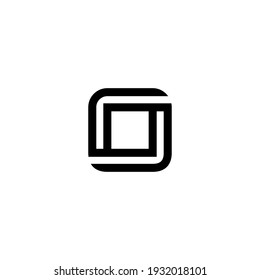 Anfangsbuchstaben des Strichlogos modern