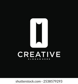 Initial letter O logo, abstract concept design. Premium Vector