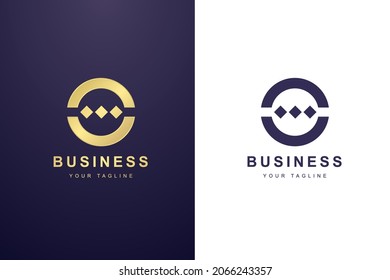 Anfangsbuchstabe O Logo für Unternehmen oder Medienunternehmen.
