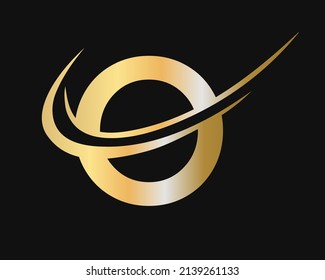 Initial Letter O Logo for business and company identity. Modern Letter O Logo Vector Template