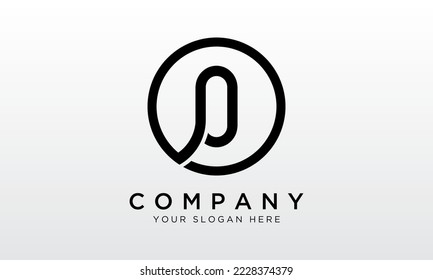 Initial Letter O Logo With Circle Shape. Modern Unique Creative O Logo Design Vector Template.