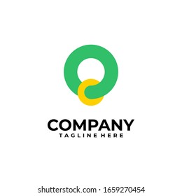 Initial letter O logo design inspiration
