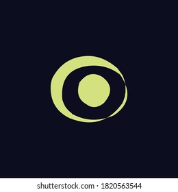 Initial Letter O Logo Design Vector Illustration.