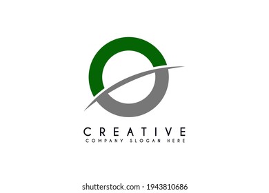 Initial letter O logo design. Business and branding company logo isolated on white background