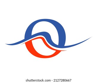 Initial Letter O Logo Design. Monogram and Creative Alphabet O Logotype Vector Template